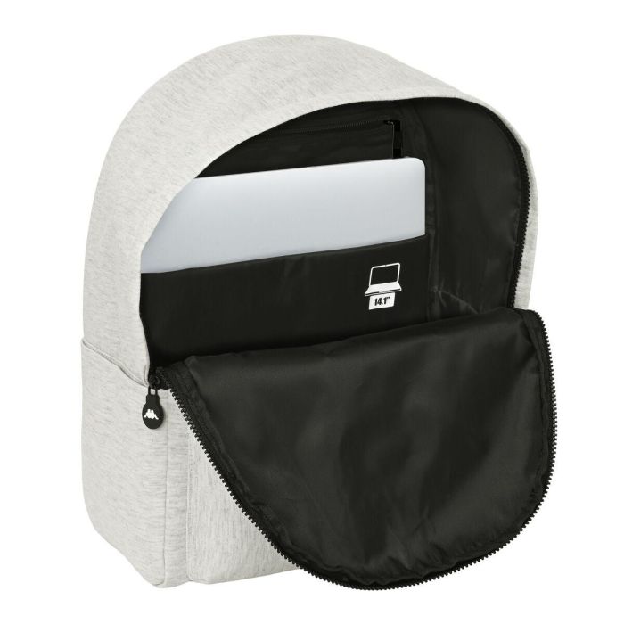 Mochila para portatil 14,1" kappa "grey knit" 31x40x16 1 Mochila para portatil 14,1" kappa "grey knit" 31x40x16 1