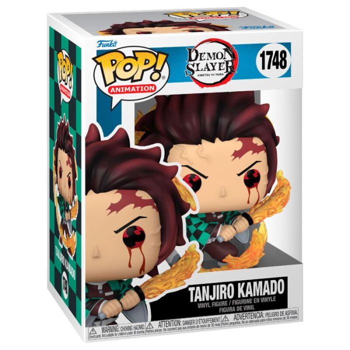 Funko Pop! 80334 Tanjiro Kamado de Demon Slayer (Kimetsu no Yaiba) ejecutando técnica Respiración Solar (Sun Breathing), aprox. 11.5cm 0 Funko Pop! 80334 Tanjiro Kamado de Demon Slayer (Kimetsu no Yaiba) ejecutando técnica Respiración Solar (Sun Breathing), aprox. 11.5cm 0