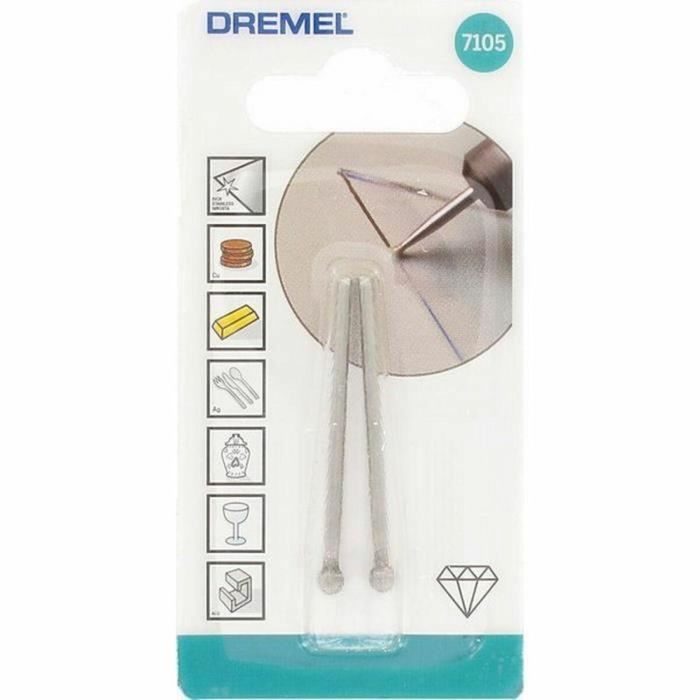 Fresa para Fresadora Dremel 7105 Ø 4,4 mm 2 Fresa para Fresadora Dremel 7105 Ø 4,4 mm 2