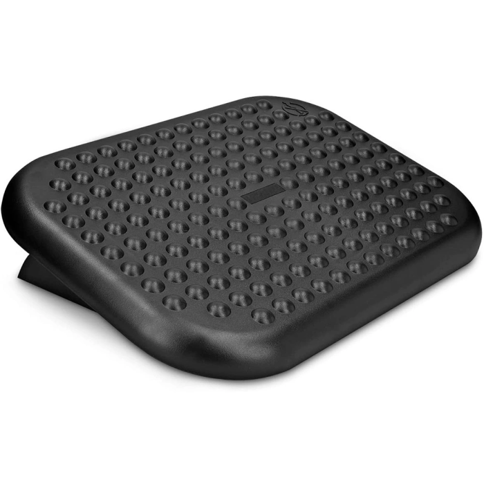 Q-connect Reposapiés de Plástico Ajustable en Altura con Superficie de Masaje y Ángulo Ajustable 448x90x325 mm 1 Q-connect Reposapiés de Plástico Ajustable en Altura con Superficie de Masaje y Ángulo Ajustable 448x90x325 mm 1
