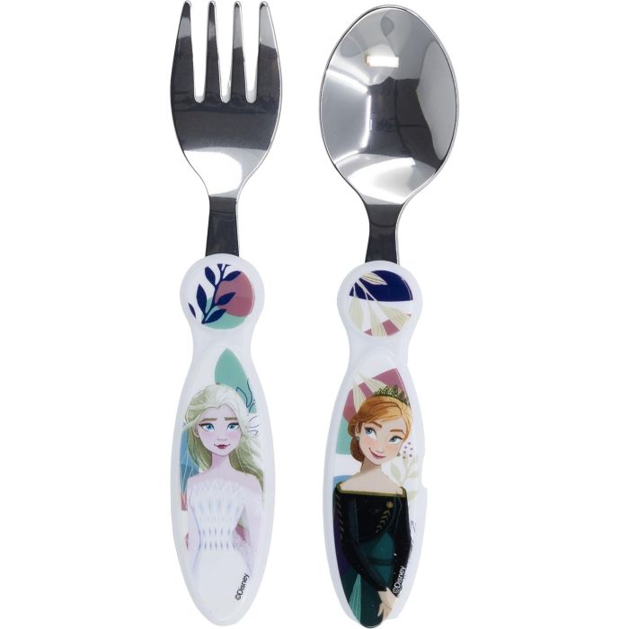 Juego De Cubiertos Elípticos Metálicos 2 Piezas Frozen CZ11341 3 Juego De Cubiertos Elípticos Metálicos 2 Piezas Frozen CZ11341 3