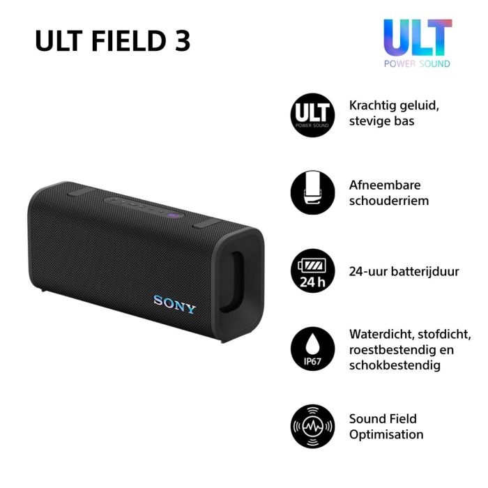 Altavoz Bluetooth Portátil Sony SRSULT30B.CE7 Negro 20 Altavoz Bluetooth Portátil Sony SRSULT30B.CE7 Negro 20