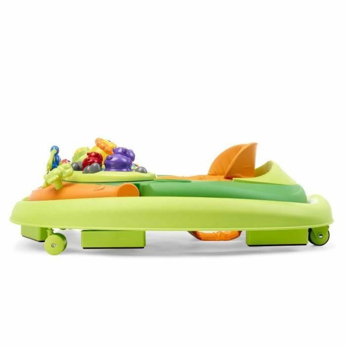 Chicco Walky Talky Andador Bebé Ajustable 3 Alturas con Centro de Actividades 3D Jungla, Seguridad Anti-Vuelco, Plegable Green Wave 1 Chicco Walky Talky Andador Bebé Ajustable 3 Alturas con Centro de Actividades 3D Jungla, Seguridad Anti-Vuelco, Plegable Green Wave 1