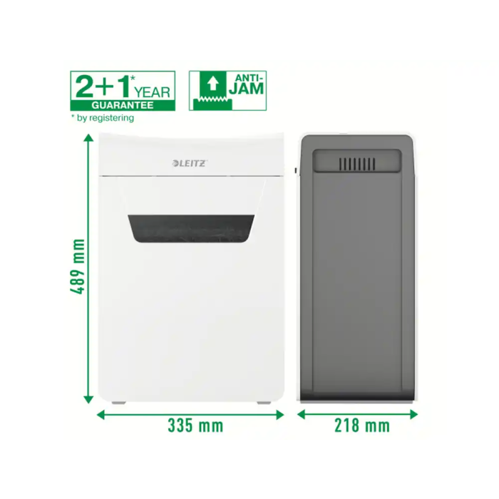 Leitz IQ Protect Premium 10x P4 Destructora de Documentos, Corte Partículas Nivel Seguridad 4, Capacidad + de 10 Hojas 6 Leitz IQ Protect Premium 10x P4 Destructora de Documentos, Corte Partículas Nivel Seguridad 4, Capacidad + de 10 Hojas 6