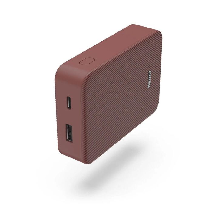 Powerbank Hama FABRIC10 Rojo 10000 mAh Powerbank Hama FABRIC10 Rojo 10000 mAh