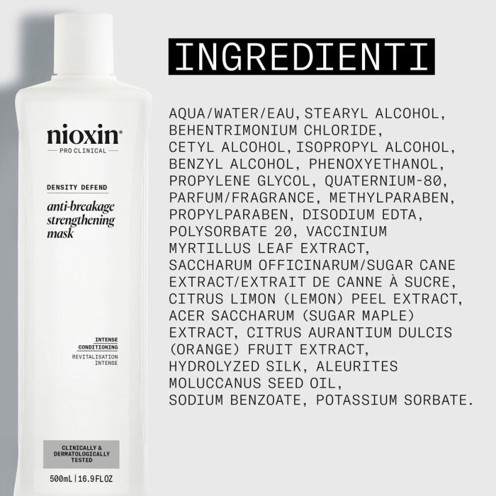 Mascarilla Capilar Nioxin 500 ml 3 Mascarilla Capilar Nioxin 500 ml 3
