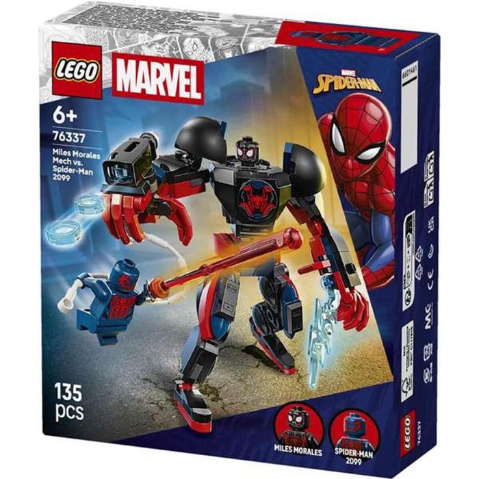 Lego Juego de Construccion Armadura Robótica Miles Morales vs. Spider-Man 2099 Lego Super Heroes Marvel 4