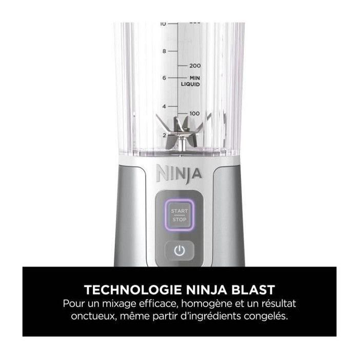 Ninja Blast BC150EUWH Licuadora Portátil, Vaso 530ml, Batería 2h, Sin Cable, Libre BPA, Blanca 5 Ninja Blast BC150EUWH Licuadora Portátil, Vaso 530ml, Batería 2h, Sin Cable, Libre BPA, Blanca 5