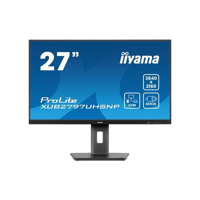 Monitor Iiyama 27 Pulgadas, Ips, Dock, Kvm, 96W, 3X3.2 1Xc