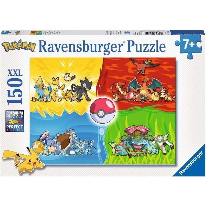 Ravensburger Juego de Rompecabezas 150 Piezas Pokémon: Diferentes tipos - Ideal para niños a partir de 7 años 1 Ravensburger Juego de Rompecabezas 150 Piezas Pokémon: Diferentes tipos - Ideal para niños a partir de 7 años 1