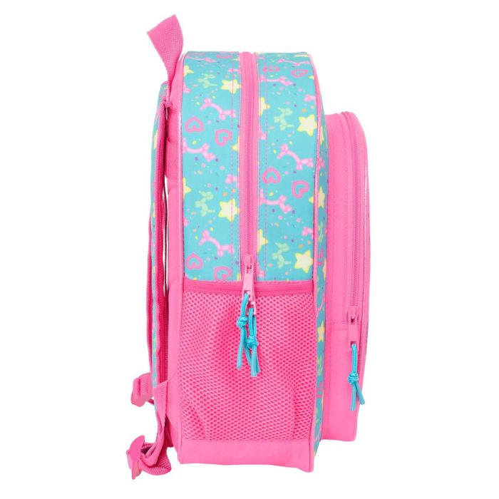 Mochila Escolar Gabby's Dollhouse Confetti Rosa Turquesa 32 x 38 x 12 cm 1 Mochila Escolar Gabby's Dollhouse Confetti Rosa Turquesa 32 x 38 x 12 cm 1