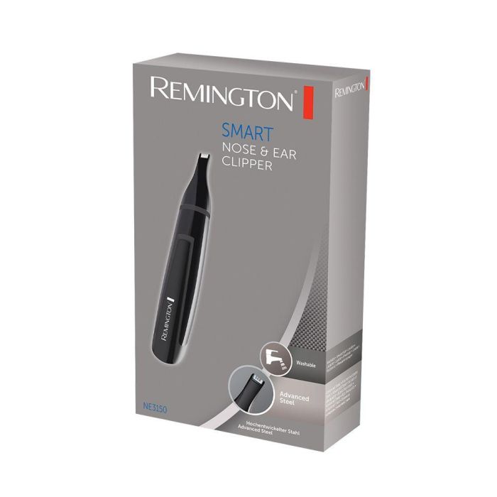 Remington NE3150 Cortapelo Nariz y Oreja, 3 x 3 x 16 cm, Cuchillas Acero Avanzado, Pila AA