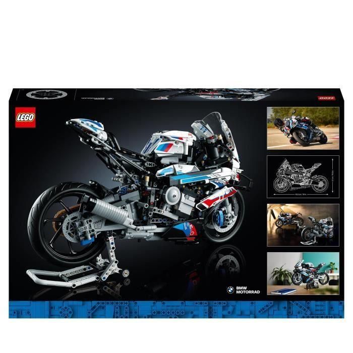 LEGO 42130 Technic BMW M 1000 RR Motocicleta, Réplica Detallada Modelo a Escala 1:5 para Adultos y Amantes de la Construcción y Exhibición 5 LEGO 42130 Technic BMW M 1000 RR Motocicleta, Réplica Detallada Modelo a Escala 1:5 para Adultos y Amantes de la Construcción y Exhibición 5