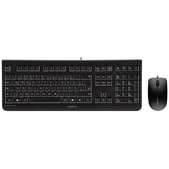 CHERRY TAS Desktop-Set DC 2000 Corded CS -Layout schwarz 1