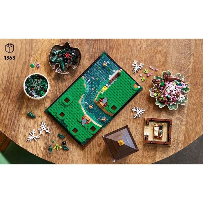 LEGO 10315 Icons El Jardín Tranquilo, Kit de Jardinería Botánica Zen para Adultos, Regalo 7