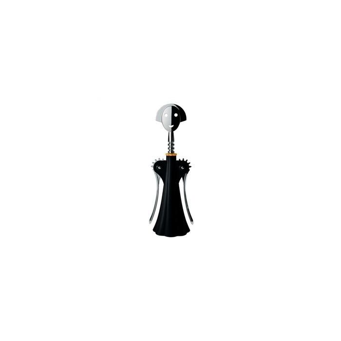 Alessi AAM01 Anna G Sacacorchos de Resina Negro, Diseñado por Alessandro Mendini Alessi AAM01 Anna G Sacacorchos de Resina Negro, Diseñado por Alessandro Mendini