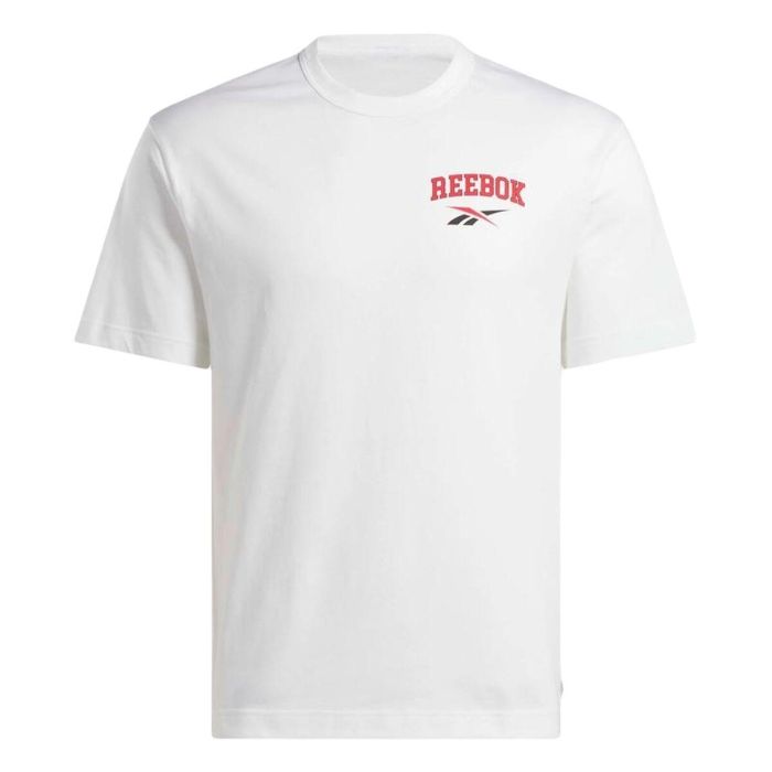 Camiseta de Manga Corta Hombre Reebok Gs Hs Guaranteed Tee Blanco 0 Camiseta de Manga Corta Hombre Reebok Gs Hs Guaranteed Tee Blanco 0