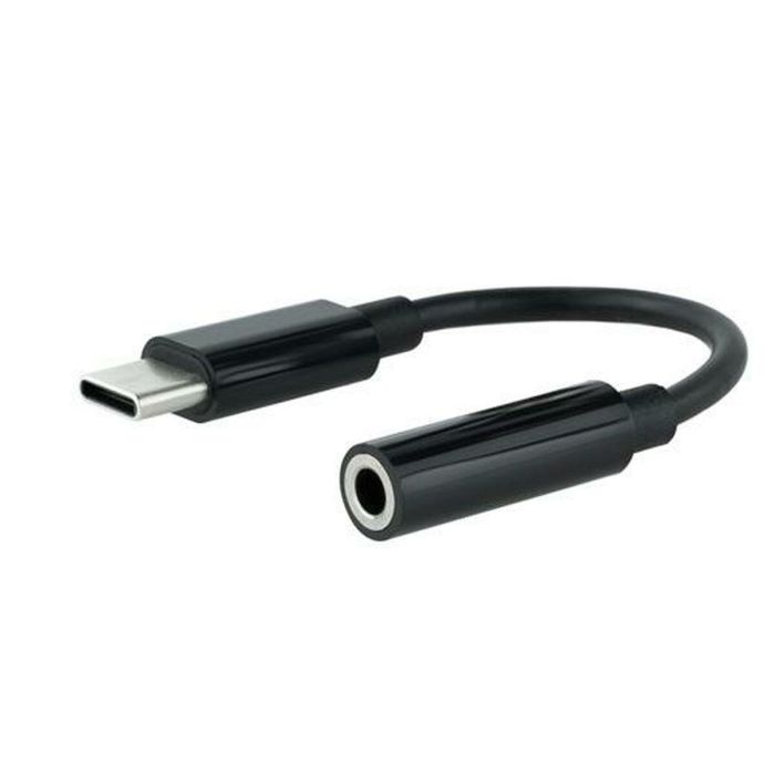Adaptador USB C a Jack 3.5 mm NANOCABLE 10.24.1205 Negro