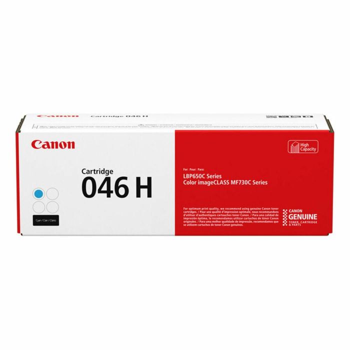 Canon 046h Tóner Original Cian para LBP650, MFC730