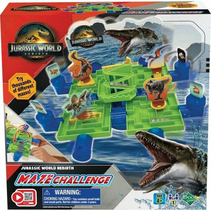 Epoch EPO5054131075661 Jurassic World - Juego de Laberinto de Fiesta - A partir de 4 años
