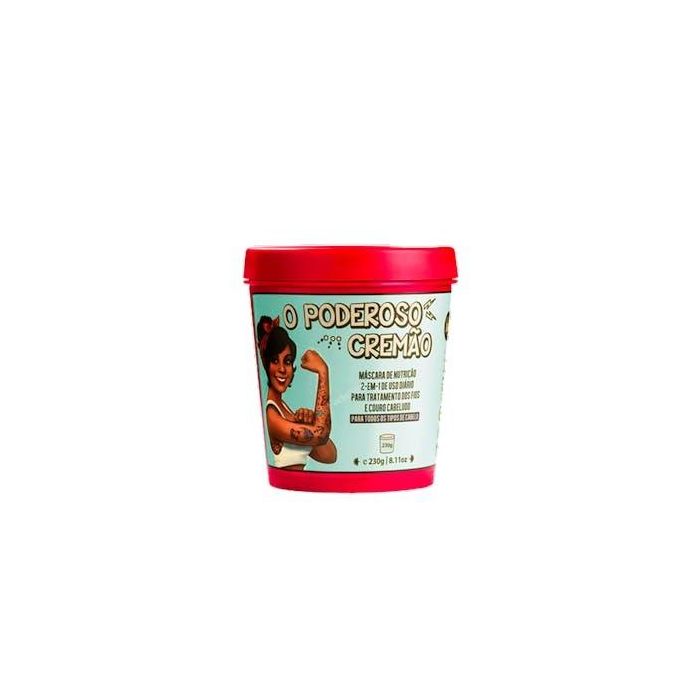 Lola Cosmetics - O Poderoso Cremão Mascarilla Nutritiva 230g - Nutre, protege y devuelve brillo al cabello
