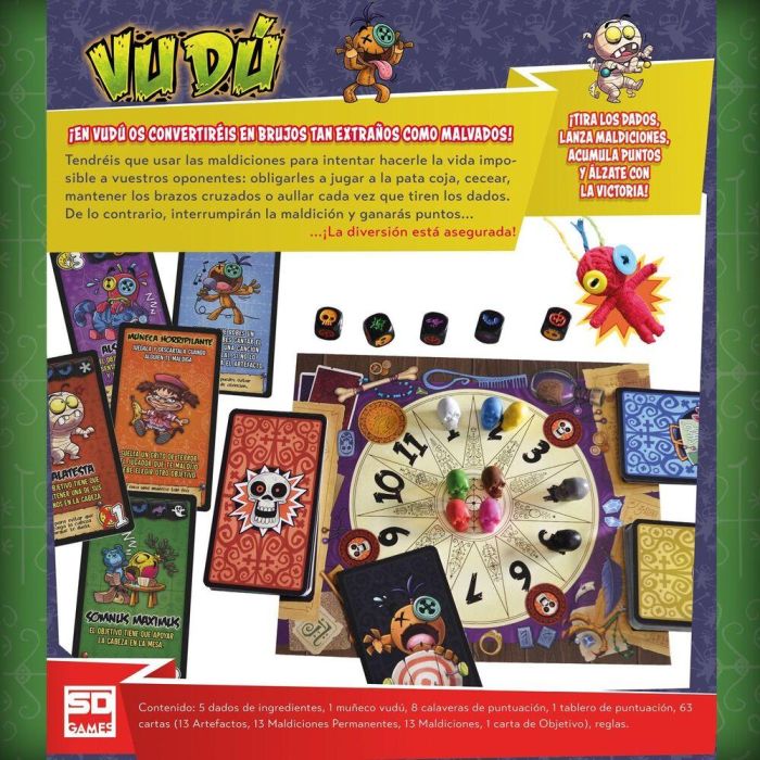 Juego de mesa Vudu español 3