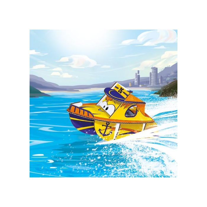 SET CREATE &amp; COLOR MR. BOAT 3D CARIOCA 42905 1