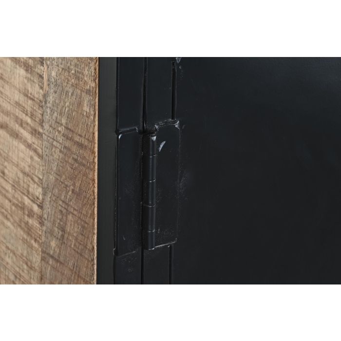 DKD Home Decor Buffet Loft de Madera de Mango y Metal Marrón y Negro con 3 Cajones, 3 Puertas y 2 Estanterías 160x40x90 cm 5