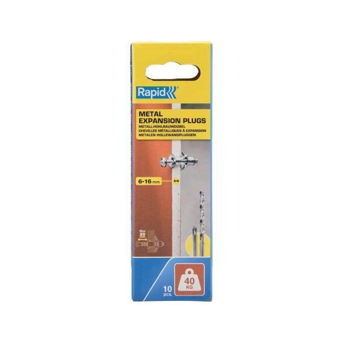 Taco de expansión metálico ø11x37 tornillo m5x48 (bolsa 10 unid) Taco de expansión metálico ø11x37 tornillo m5x48 (bolsa 10 unid)