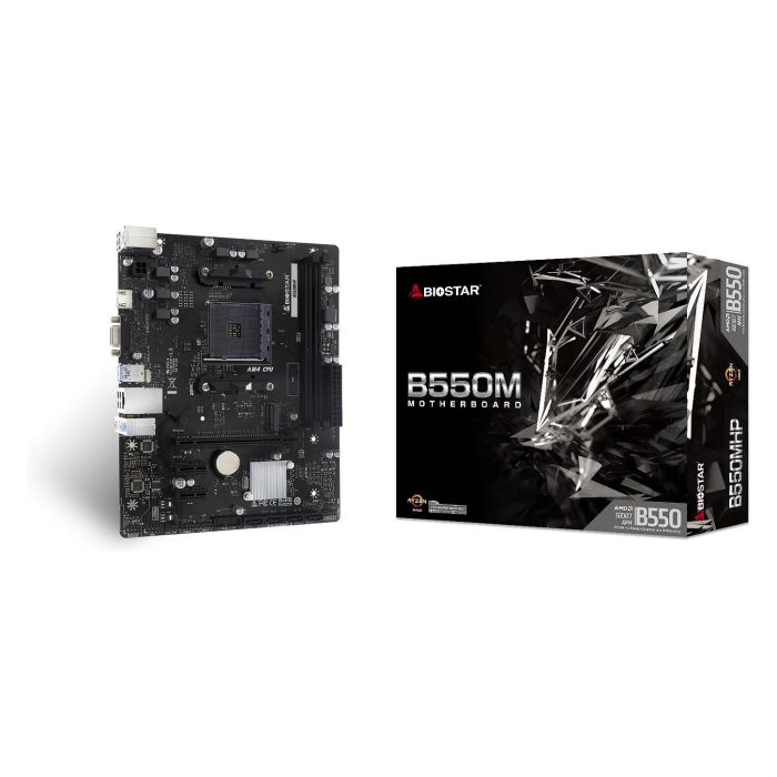 Biostar B550MHP Placa Base AMD B550 Socket AM4 mATX DDR4 para PC 3