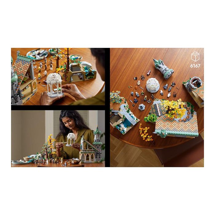 LEGO Icons El Señor de los Anillos: Rivendel 10316 - Juego de Construcción de 6167 Piezas para Adultos