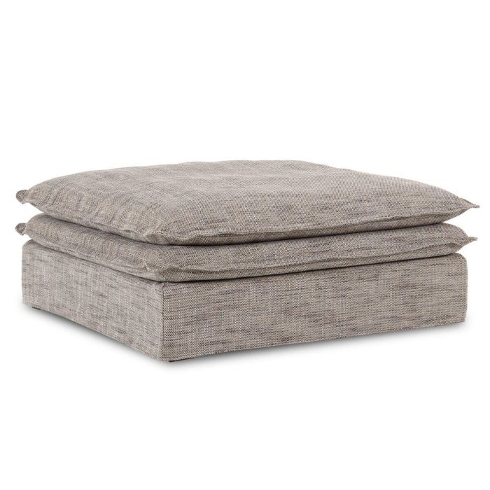 DKD Home Decor Módulo Auxiliar Sofá Horeca Marrón Claro de Poliéster 110x48x110 cm 1 DKD Home Decor Módulo Auxiliar Sofá Horeca Marrón Claro de Poliéster 110x48x110 cm 1