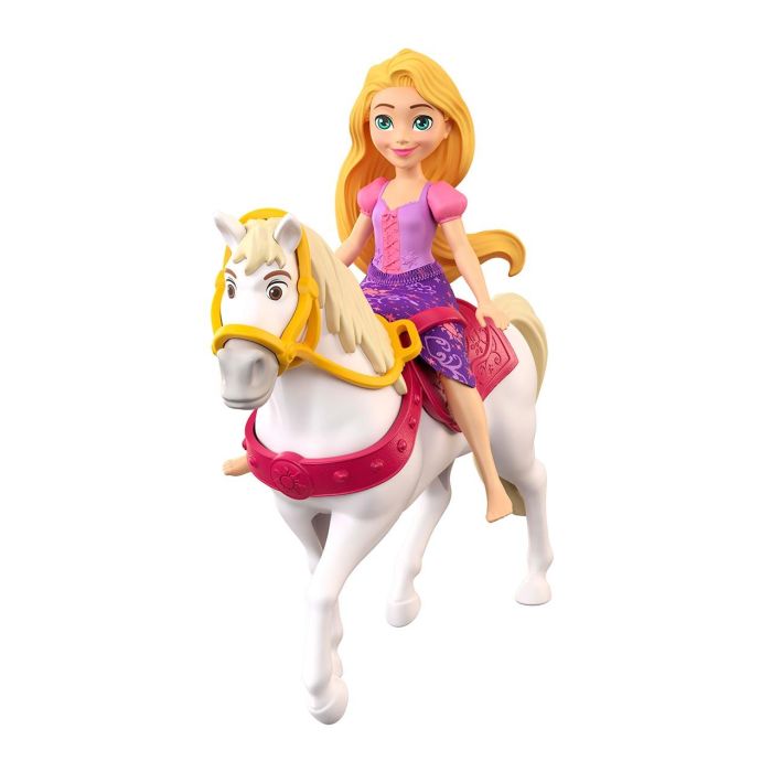Mattel Disney Princess Conjunto Personajes De Rapunzel JHG85, Incluye Rapunzel, Flynn Rider, Madre Gothel y Maximus 5
