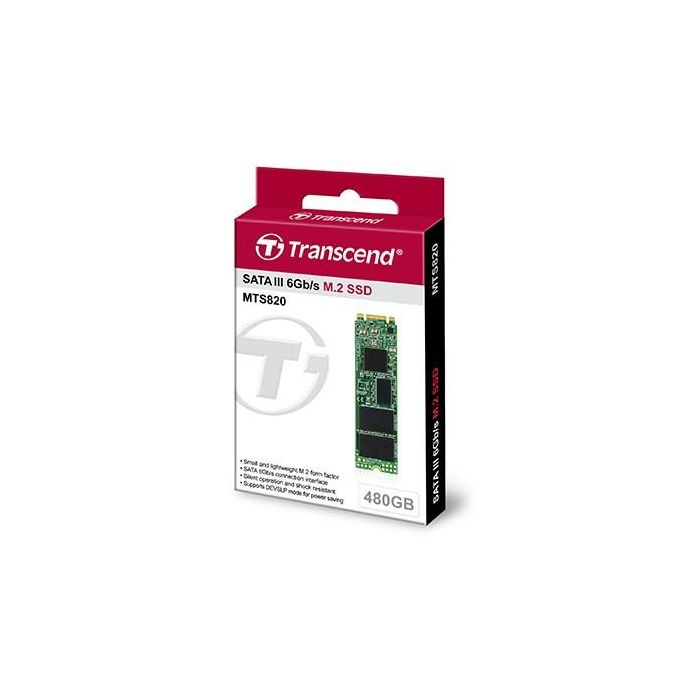 TRANSCEND MTS820S SSD 480GB M.2 2280 SSD SATA3 TLC 1 TRANSCEND MTS820S SSD 480GB M.2 2280 SSD SATA3 TLC 1