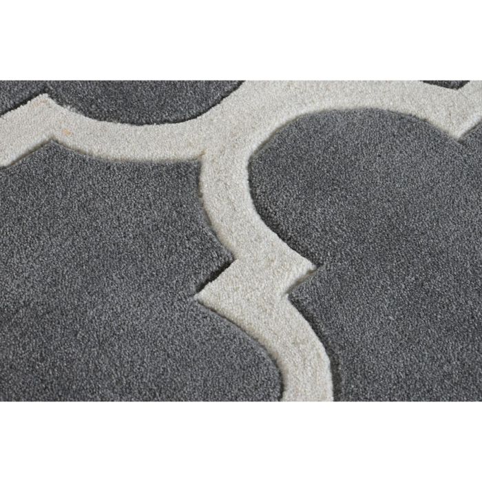 Alfombra DKD Home Decor 160 x 230 x 2 cm Gris Poliéster Étnico 3