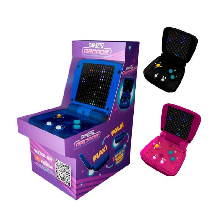 Bandai Juguete Electrónico Tap Tap Arcade 1 - 10 Juegos Retro para Aprendizaje y Diversión Portátil 2 Bandai Juguete Electrónico Tap Tap Arcade 1 - 10 Juegos Retro para Aprendizaje y Diversión Portátil 2
