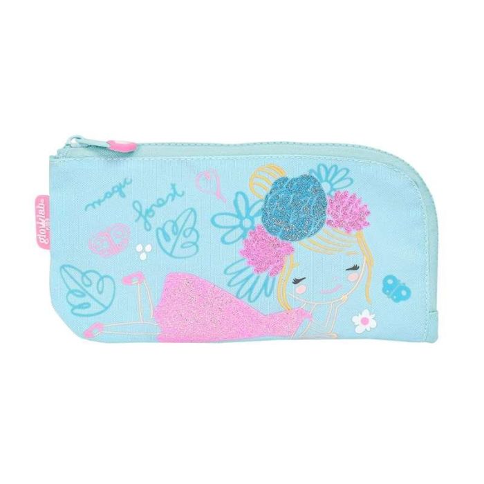 Estuche Escolar Glow Lab Cute doll Azul claro (23 x 11 x 1 cm)