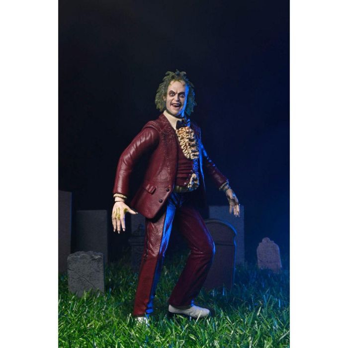 NECA Beetlejuice Red Tuxedo Figura de Acción Colección 1988 - 18 cm 3 NECA Beetlejuice Red Tuxedo Figura de Acción Colección 1988 - 18 cm 3