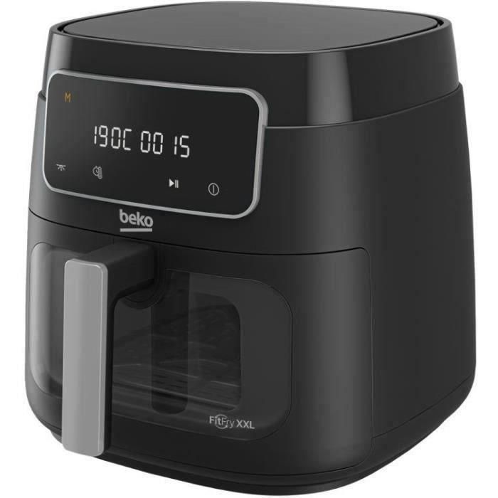Freidora de aire caliente multifunción - BEKO - FRL3374B - 1900 W - 7,6 L para 2 kg de patatas fritas - Pantalla táctil LCD - Negra 4 Freidora de aire caliente multifunción - BEKO - FRL3374B - 1900 W - 7,6 L para 2 kg de patatas fritas - Pantalla táctil LCD - Negra 4