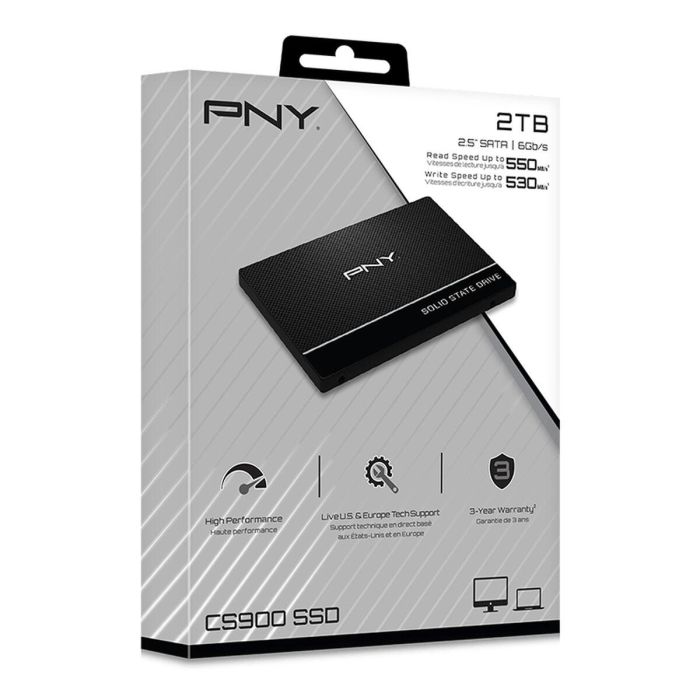 PNY PNY0751492636023 SSD Disco Duro Interno CS900 2 TB 2.5 Pulgadas 4