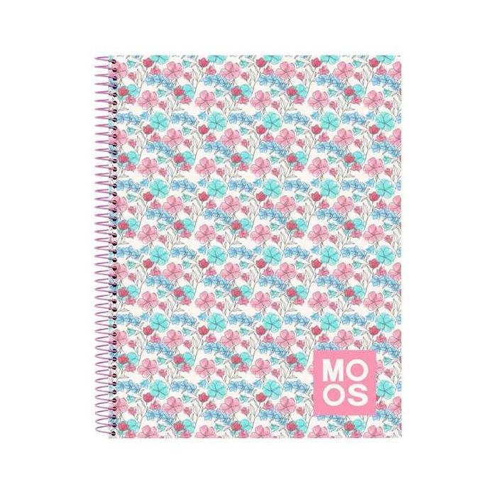 Cuaderno Espiral Safta Microperforado Din A4 Tapa Forrada 120 Hojas Cuadro 5 mm 60 gr Moos Floresistente 2 Cuaderno Espiral Safta Microperforado Din A4 Tapa Forrada 120 Hojas Cuadro 5 mm 60 gr Moos Floresistente 2