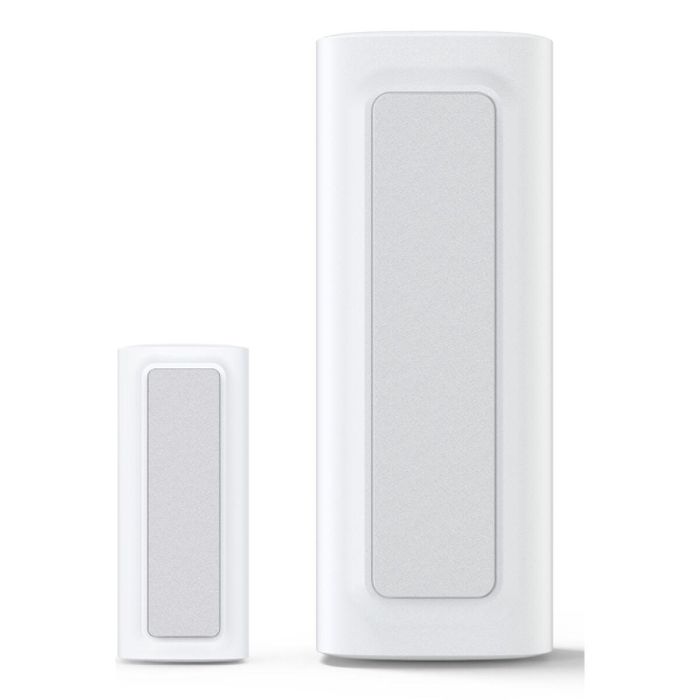 Eufy T89000D4 Sensor de Puerta y Ventana Inalámbrico Blanco, Alarma 100dB, Batería 2 Años, Compatible con HomeBase 6