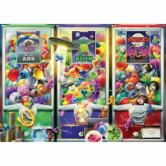 Ravensburger 12001482 Puzzle 1000 Piezas Animales, Extraterrestres y Ninjas +14 Años Alta Calidad 2