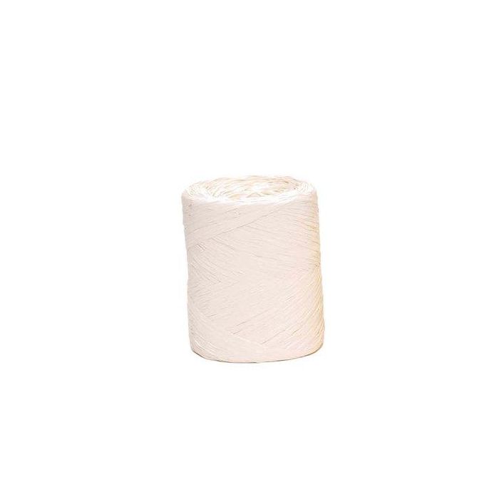Rafia Cinta De 4 Mm Rollo De 200 M Blanco