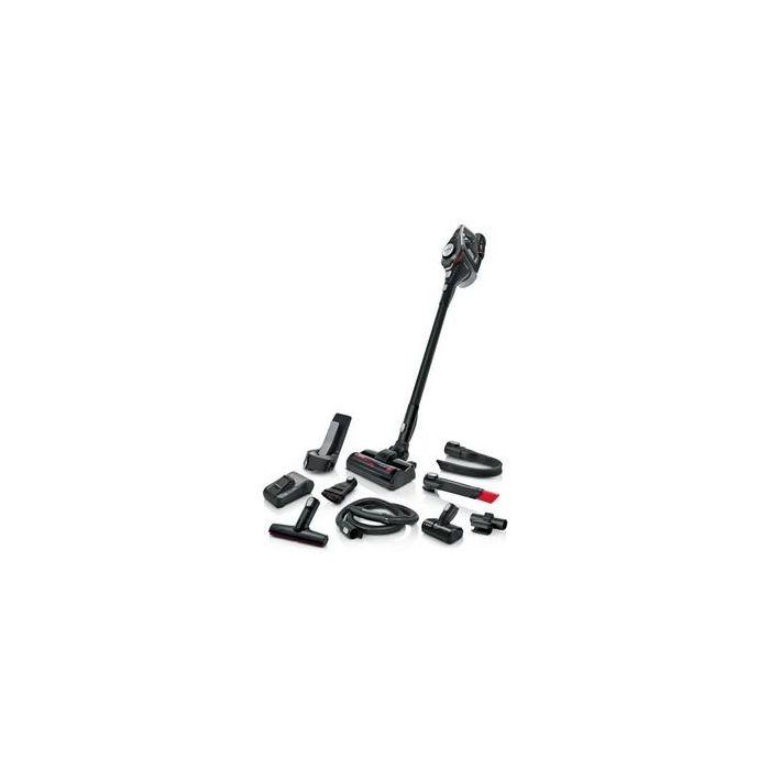 Bosch BSS825MULT Aspiradora Escoba 2 en 1 Serie 8, Sin Bolsa, Filtro HEPA, Batería 18V, Gris