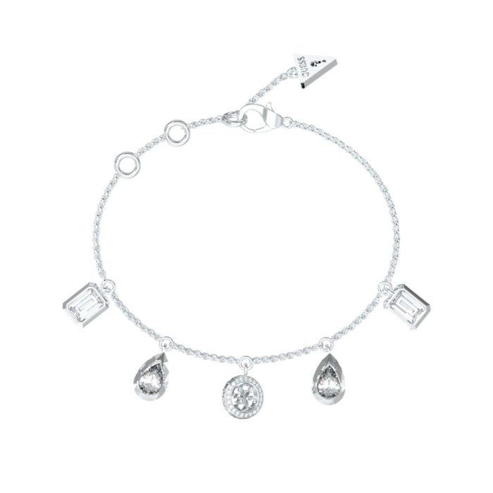 Pulsera Mujer Guess JUBB05239JWRHS Plateado Pulsera Mujer Guess JUBB05239JWRHS Plateado