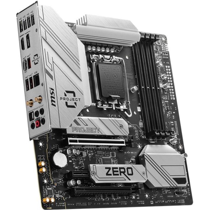 MSI B760M PROJECT ZERO Placa Base para PC (Intel B760, Socket LGA 1700, mATX, DDR5-SDRAM) 2