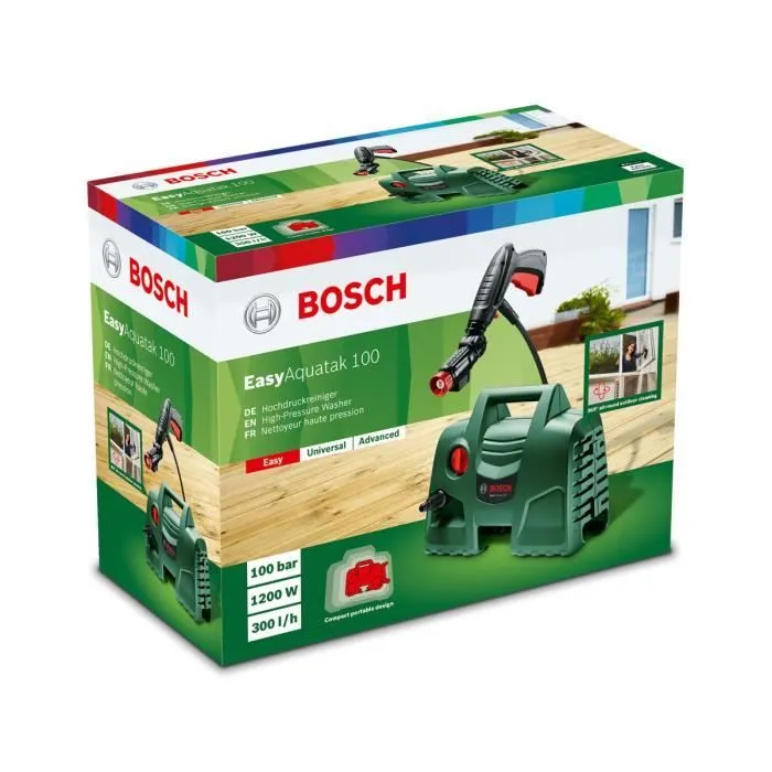 Bosch Hidrolimpiadora EasyAquatak 100 - 100 bar - 1200 W 1