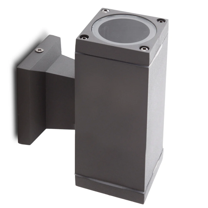 Aria Aplique de Pared Exterior IP65 sin Lámpara E27 Ø65Mm Gris HO-WLIP65-E27-65-106 2