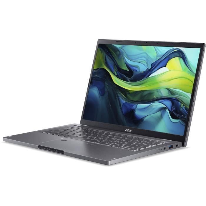 Portátil ACER Aspire A14-51M-51KY - Sin Windows - 14'' WUXGA IPS - Intel Core 5 120U - Intel Iris Xe - 16 GB de RAM - SSD de 1 TB - AZERTY 3 Portátil ACER Aspire A14-51M-51KY - Sin Windows - 14'' WUXGA IPS - Intel Core 5 120U - Intel Iris Xe - 16 GB de RAM - SSD de 1 TB - AZERTY 3
